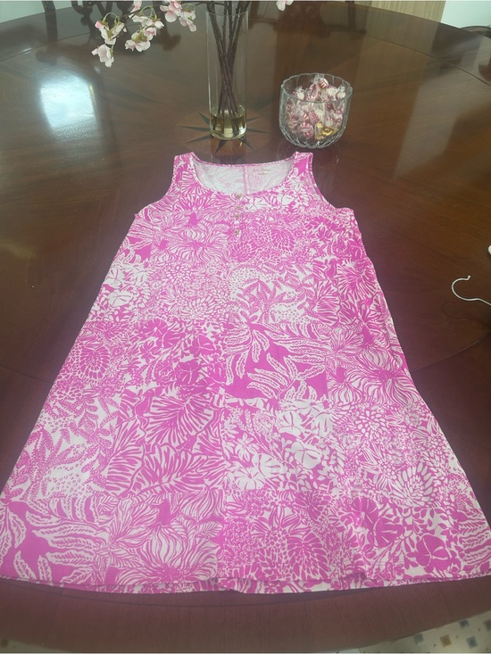 Lilly Pulitzer Dresses & Skirts - Lilly Pulitzer Pink and White Floral Tank Midi Dress